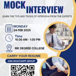 Blue and Yellow Modern Job Fair Flyer (1)